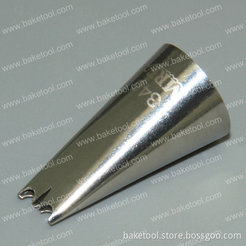 Stainless steel cake decorating flower piping nozzles with high quality#340